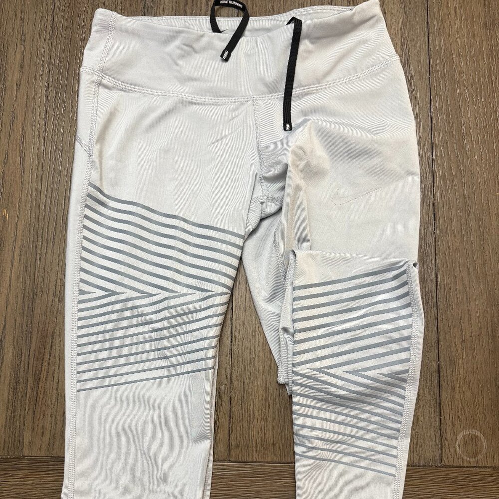 Nike Womens Epic Run 3M Reflective Running Tights Sz S